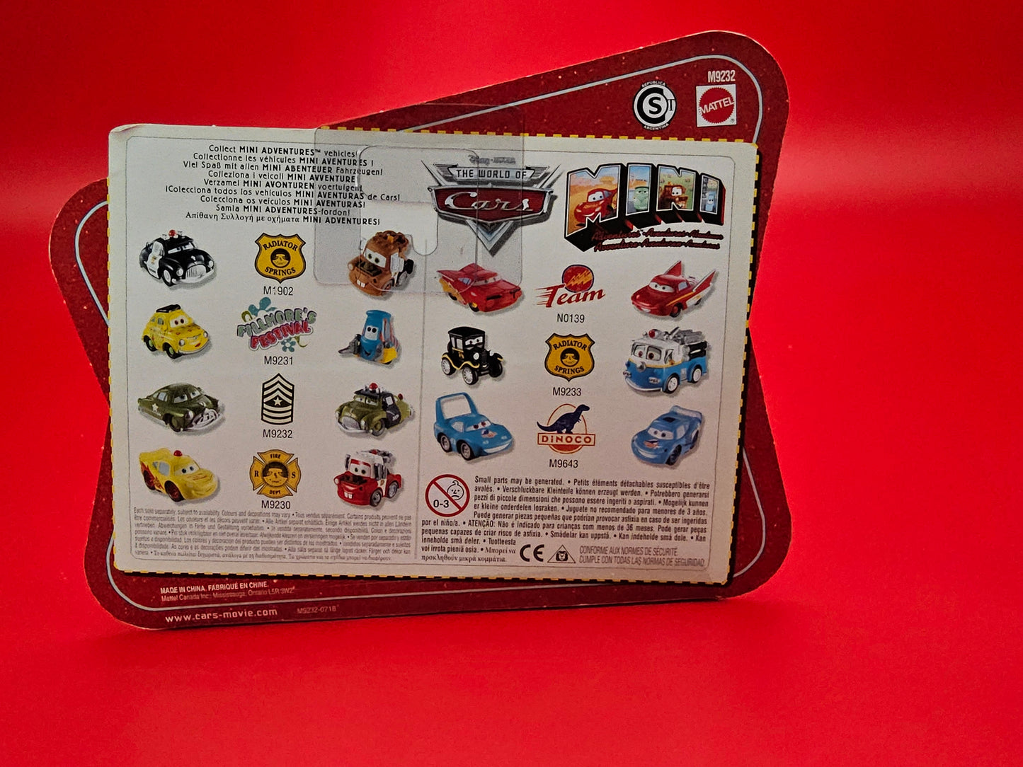 Doc hudson and sherriff mini figures sealed