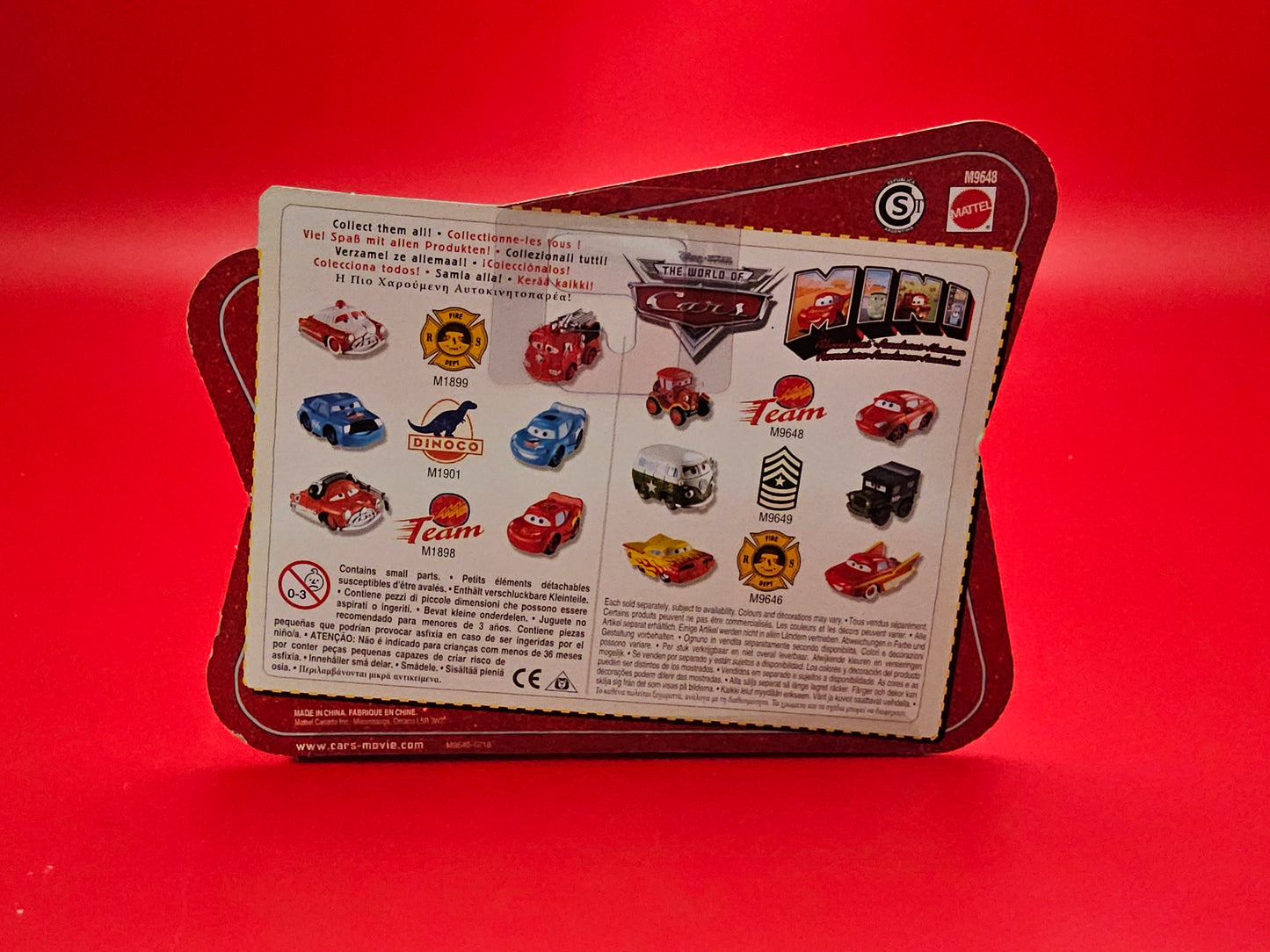 Disney cars mini figures sealed
