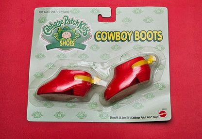 Cabbage patch cow boy boots sealed in original packaging