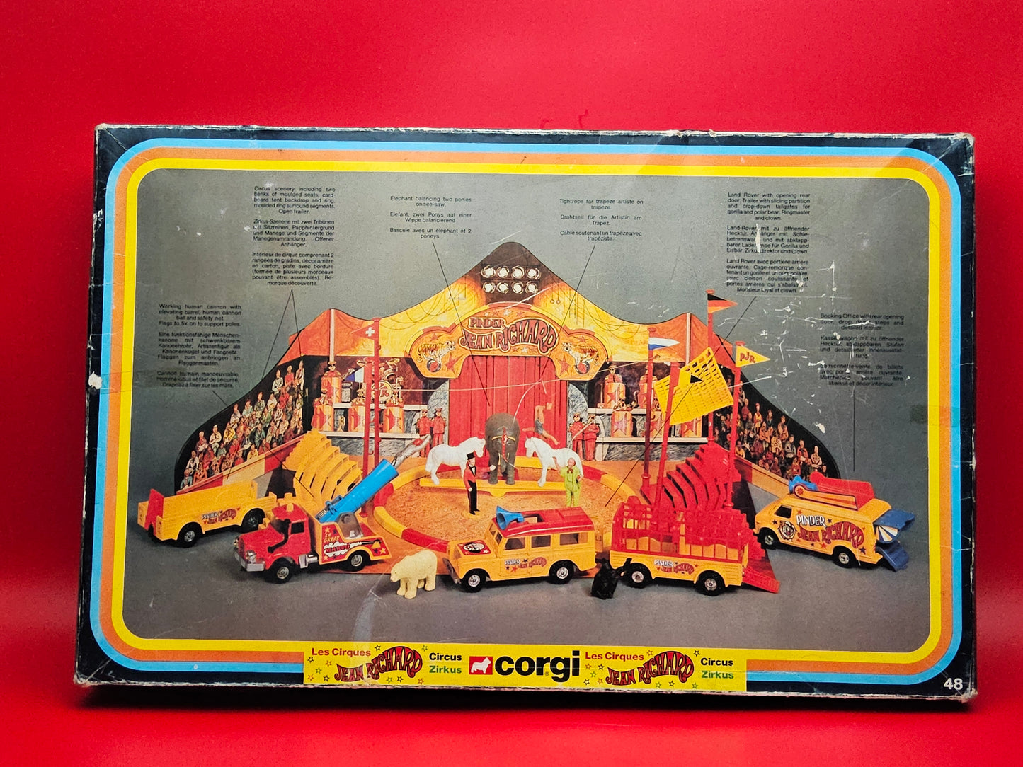 Corgi Jean Richard circus almost complete