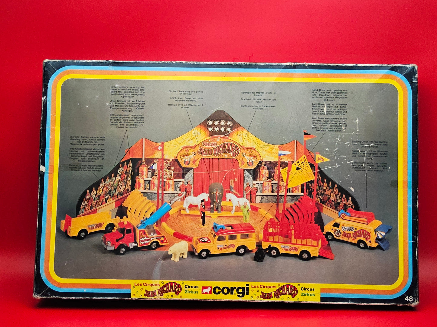 Corgi Jean Richard circus almost complete