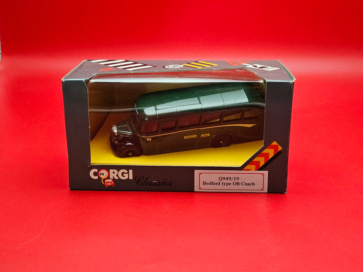 Corgi bedford bus sealed in original packaging