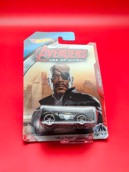 Avengers hotwheels Nick Furey car sealed in original packaging