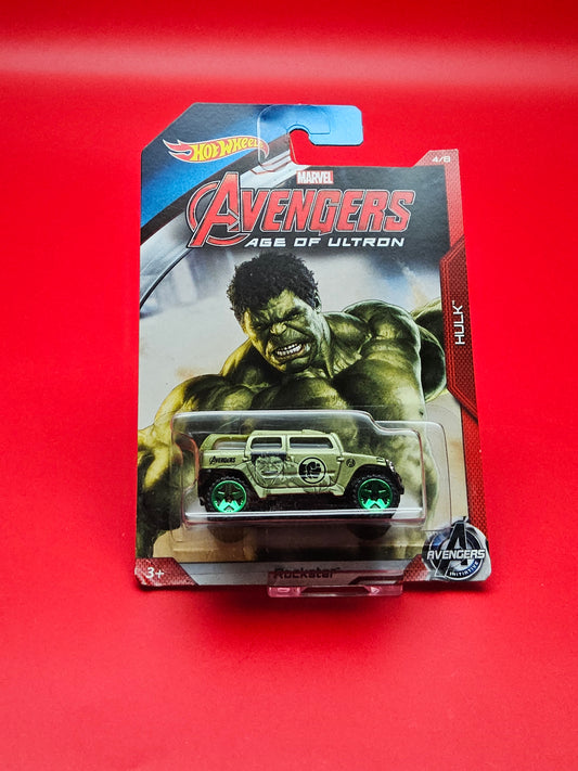 Avengers Hulk hotwheels car sealed in original packaging