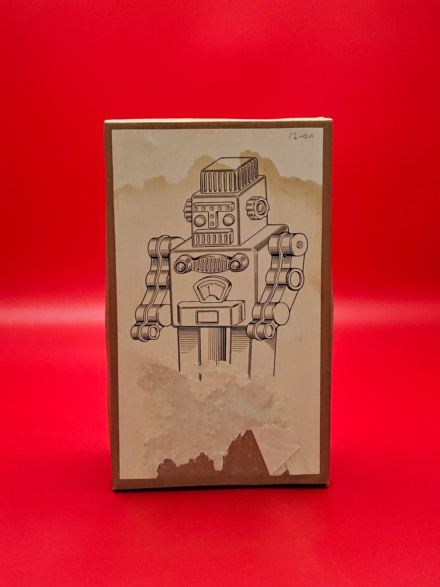 Litho tin plate robot with original key and packaging