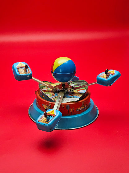 Beijing Juyou Merry go round series litho toy with box