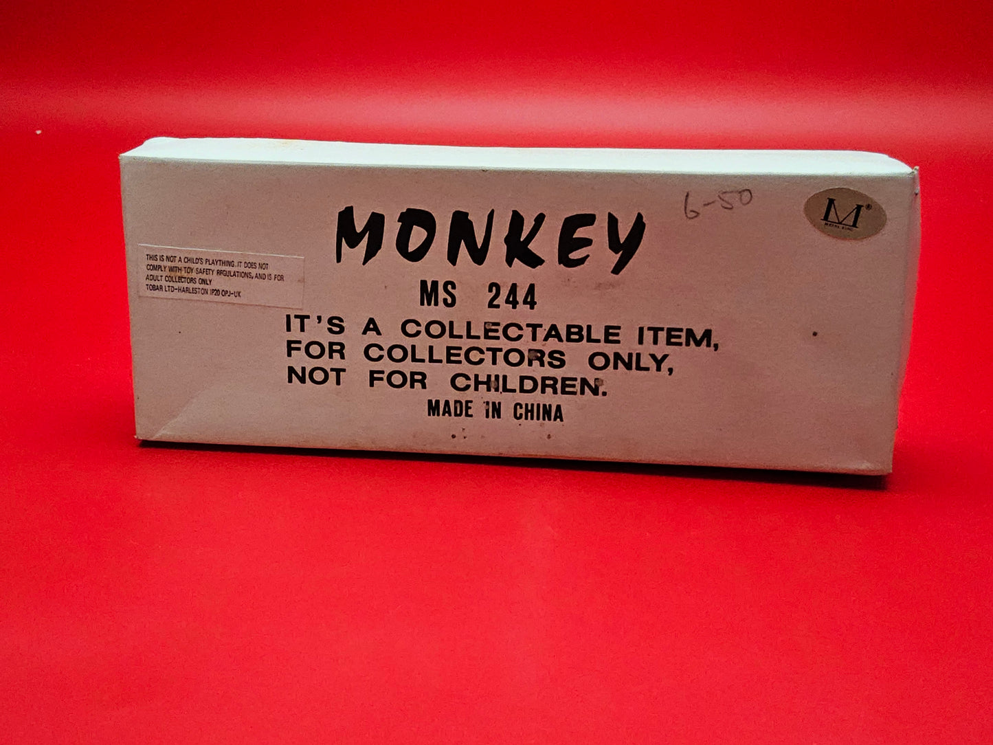 Tin plate monkey with original box