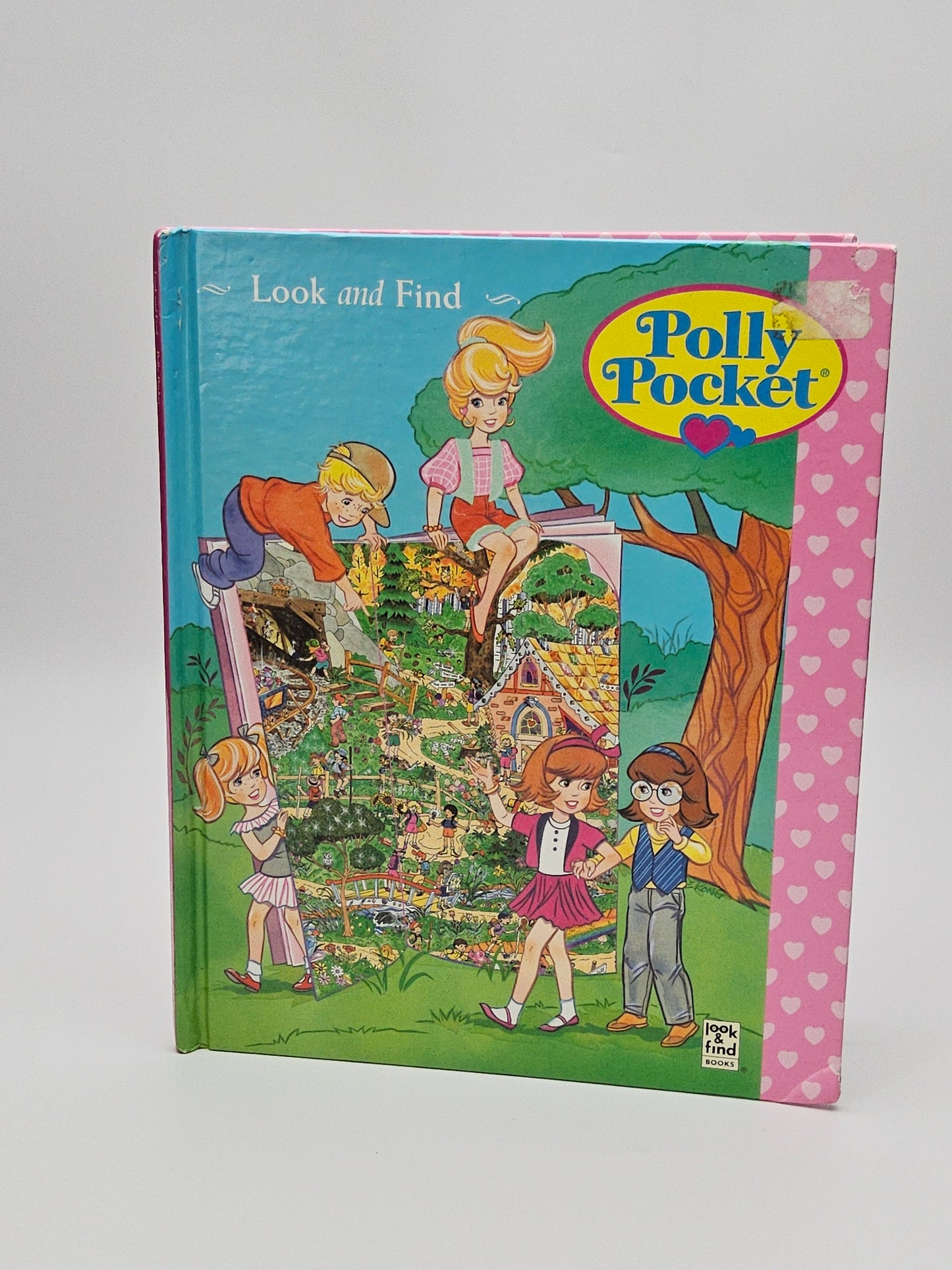 RARE Polly pocket look and find book