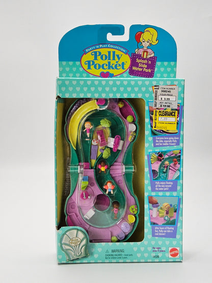 Polly pocket splash and slide compact sealed in original packaging