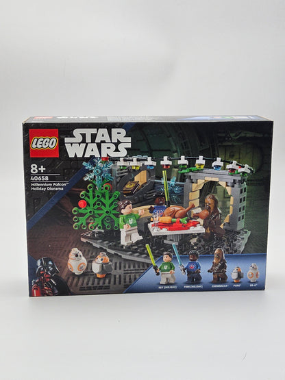 Lego #40658 millenium falcon chrostmas diorama