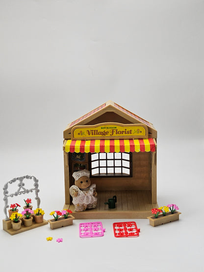 Vintage Tomy sylvanian families flower shop boxed