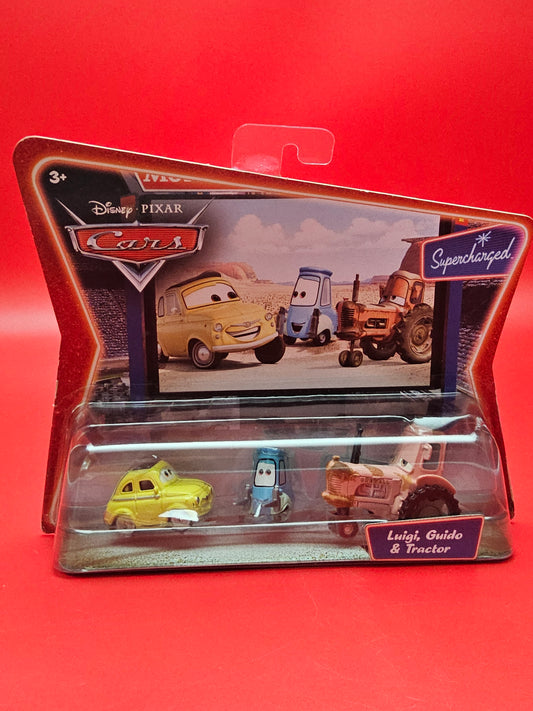 Disney Pixars cars movie moments Luigi, Guido and tractor sealed