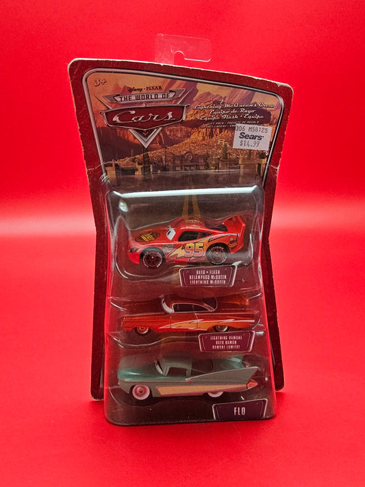 Disney Pixars cars Lightning McQueen crew sealed in original packaging