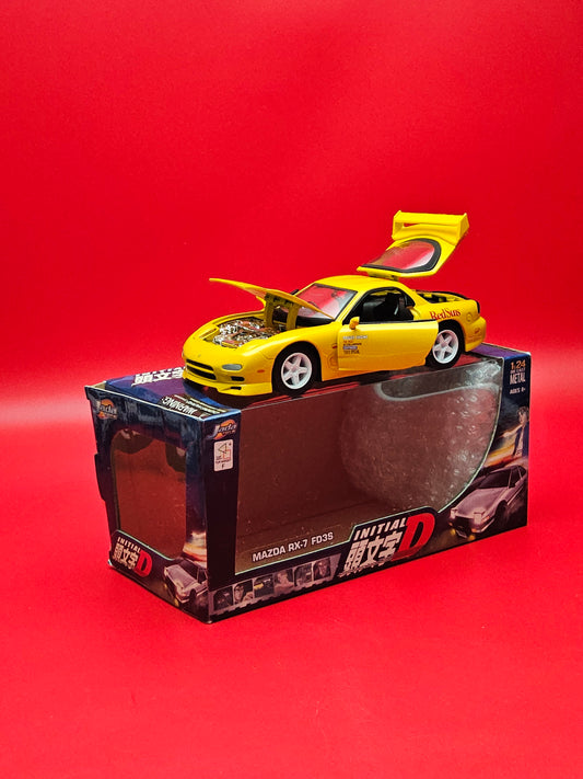 Set of initial D car models