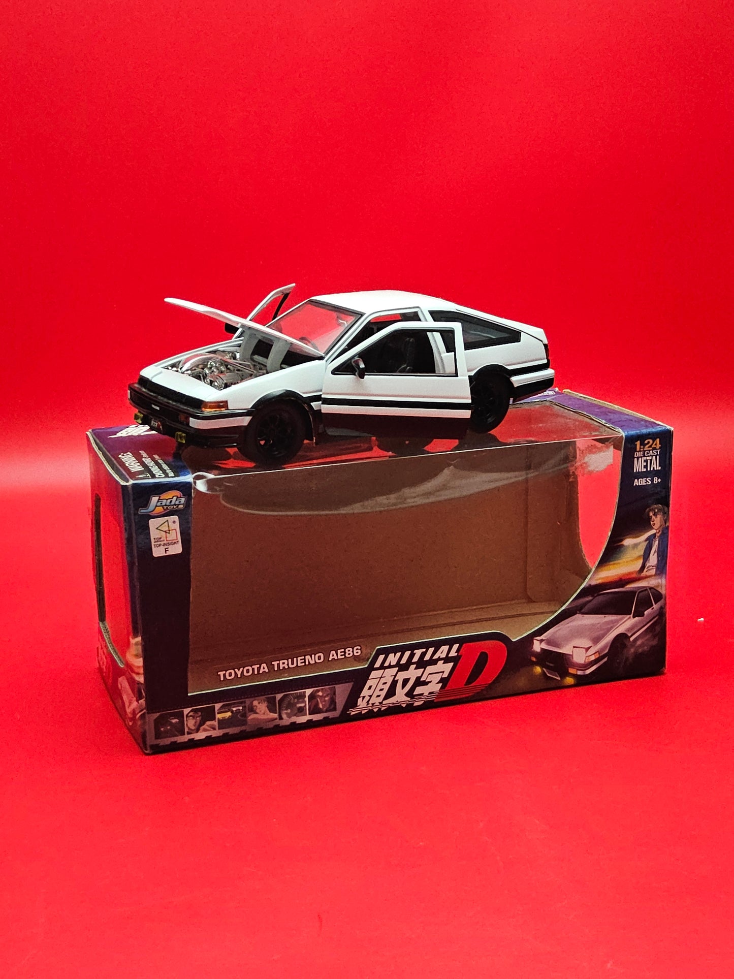 Set of initial D car models