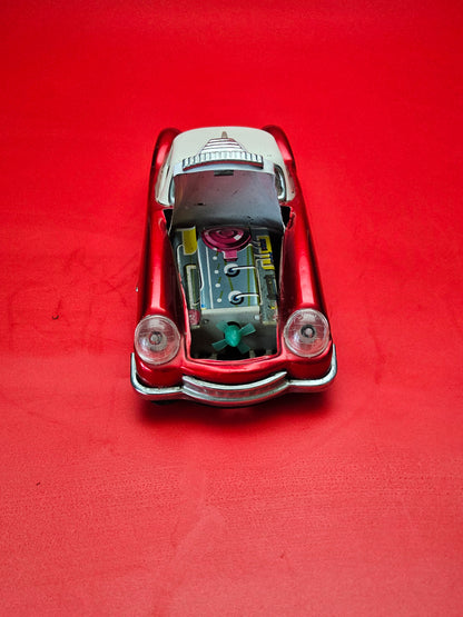 Tin plate friction model car