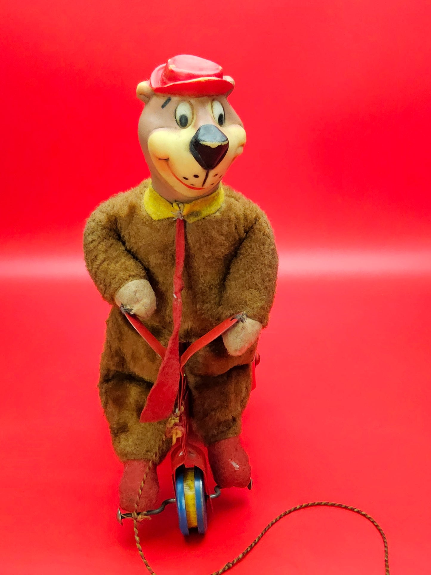 Pull along yogi bear toy