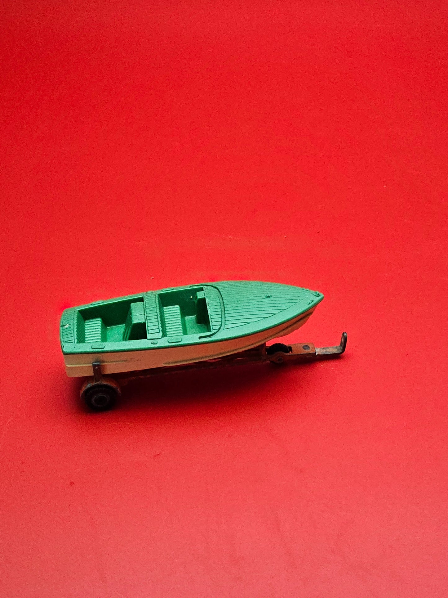 Dinky toys 796 healey sports boat on trailer