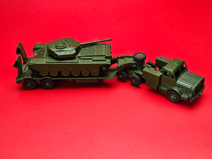 Dinky #660 & #651 tank transporter with centurion tank boxed
