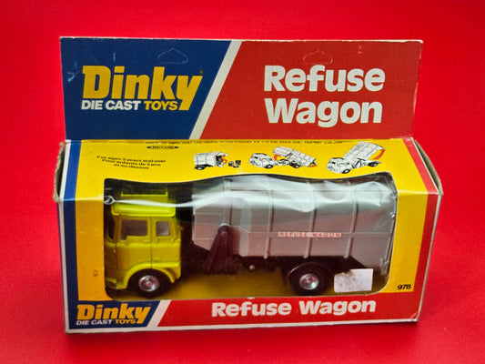 Dinky #978 refuse wagon sealed in original packaging