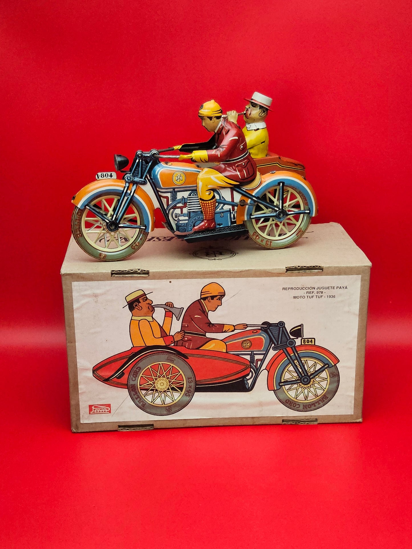 Tim plate tuf tuf toy by paya with original box