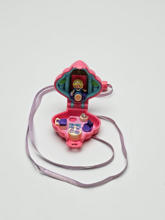 RARE Polly pocket tea time locket 100% complete