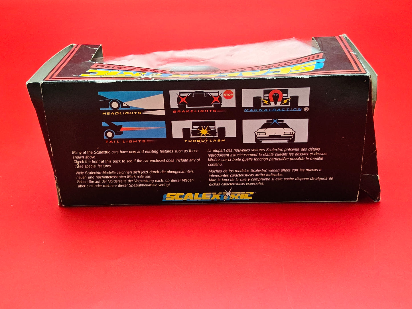 Scalextrics C416 Ford Fiesta XR2i Repsol boxed (working)