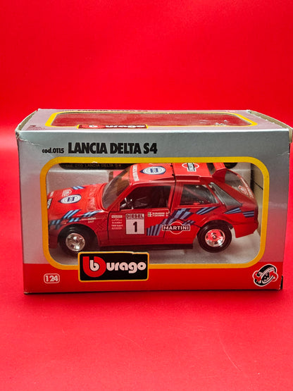 Burago lancia delta s4 model with original box