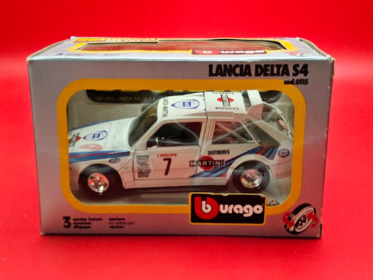 Burago lancia delta s4 model with original box