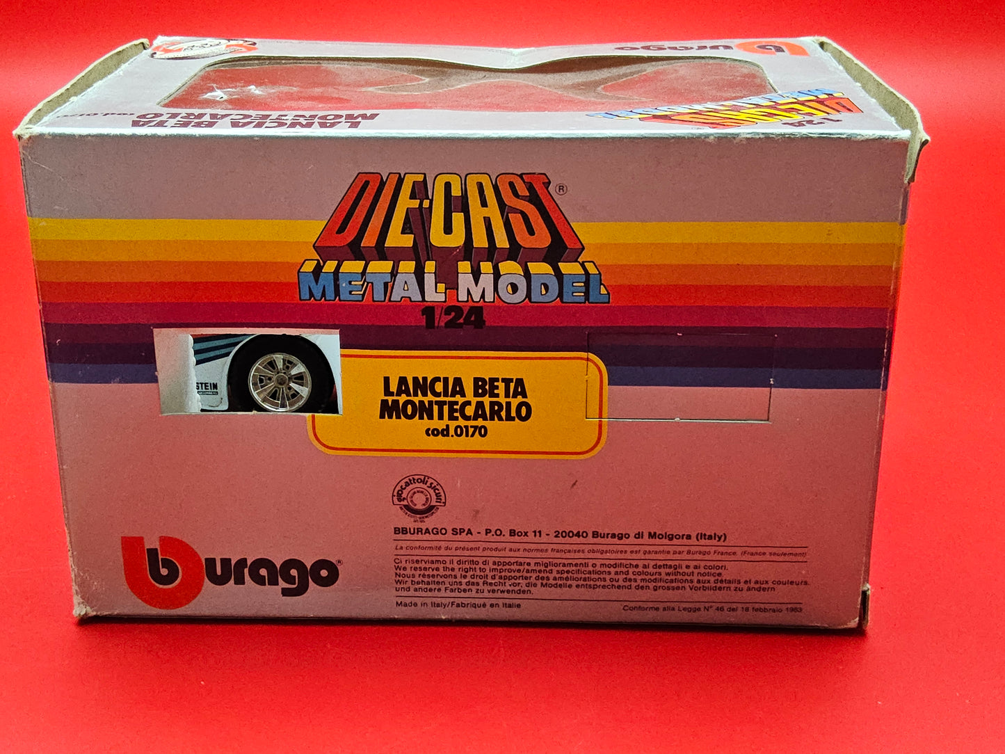 Burago lancia beta montecarlo model with original box