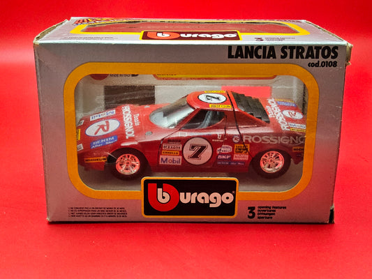 Burago lancia stratos model with original box