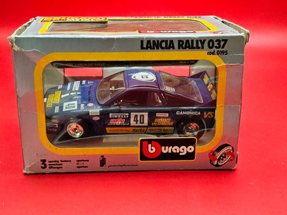 Burago lancia rally  037 model with original box