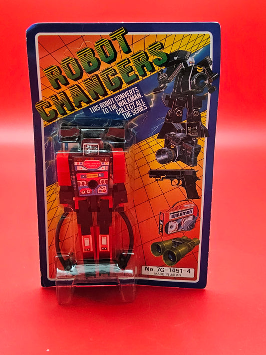 Robot changer toy walkman