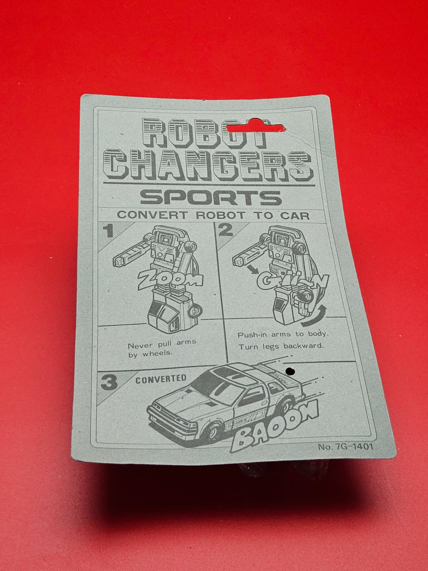 Robot changer toy sports car