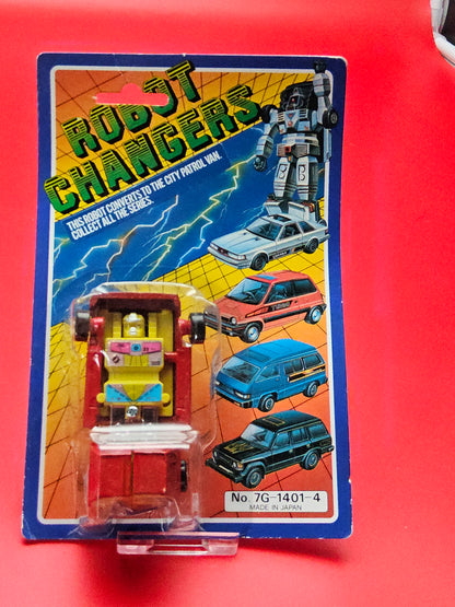 Robot changer toy city patrol van