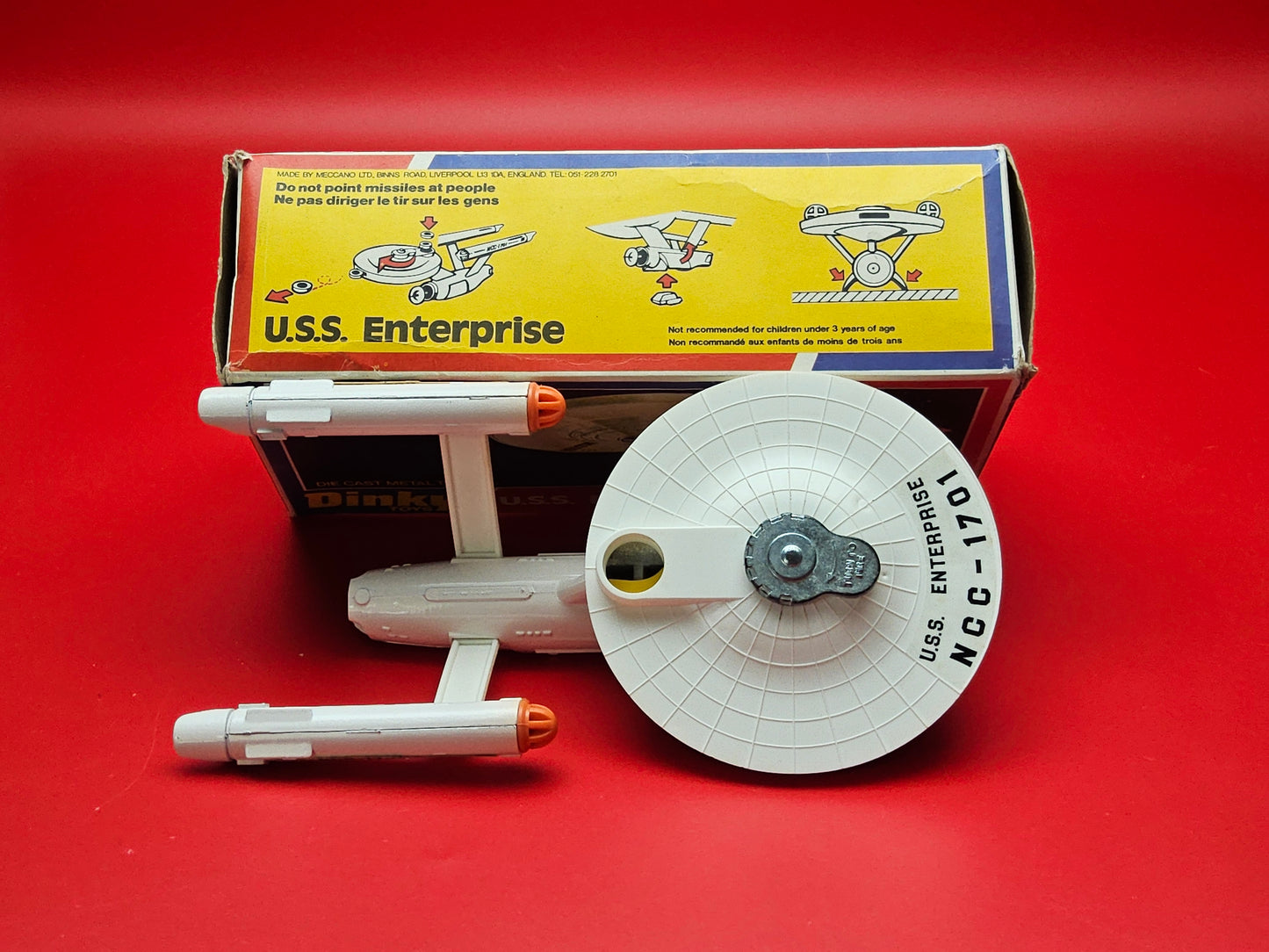 Dinky USS enterprise with original box