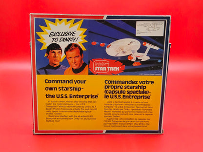 Dinky star trek klingon battle crusier model sealed in original box