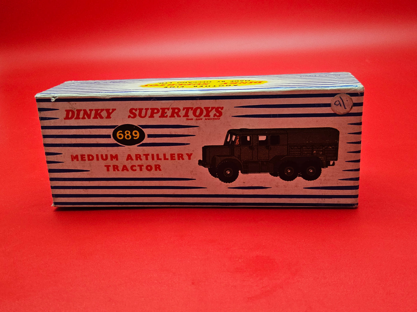 Dinky #689 medium artillery tractor with original box