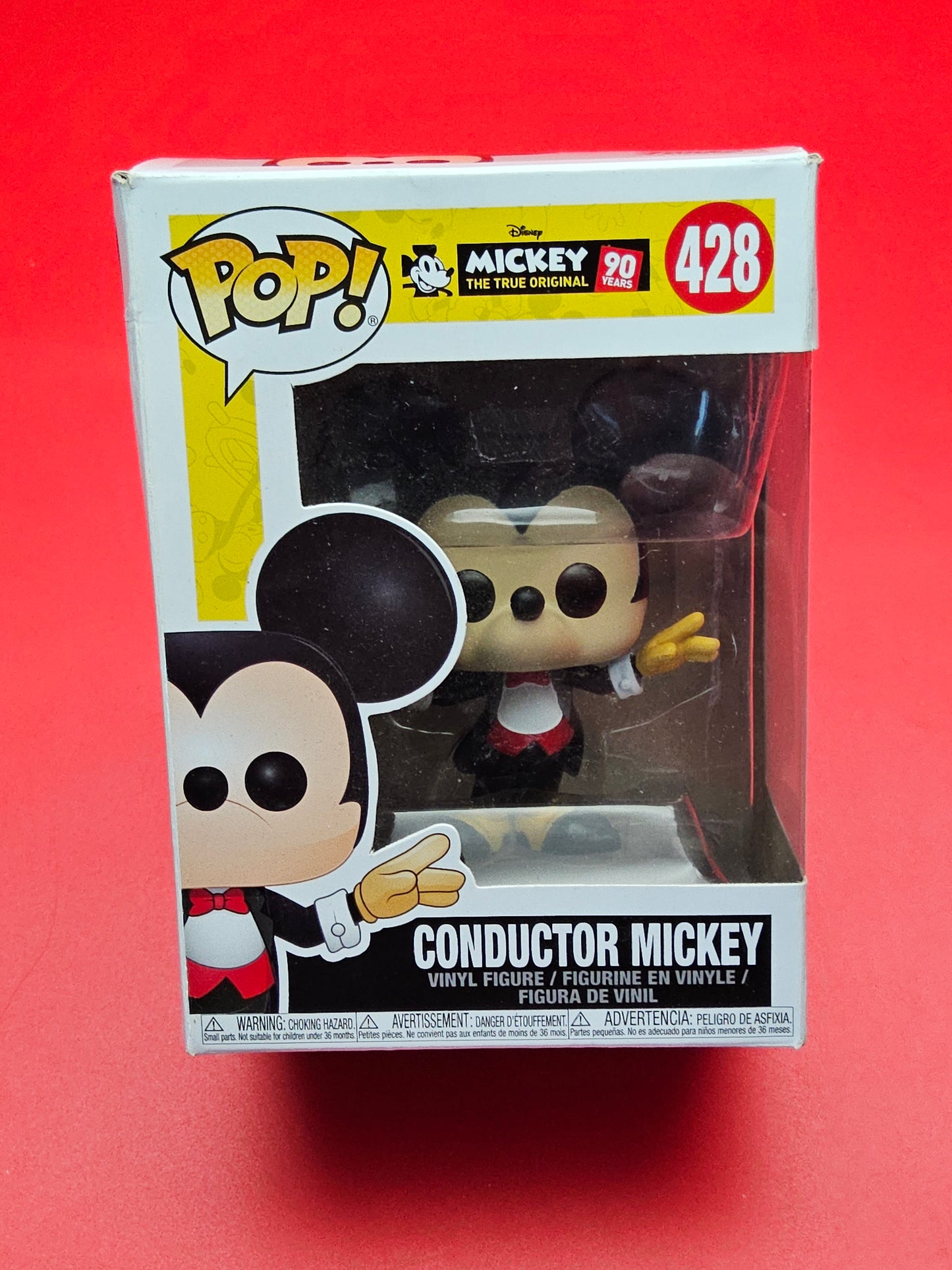 Pop #428 Conductor Mickey Mouse sealed in original packaging