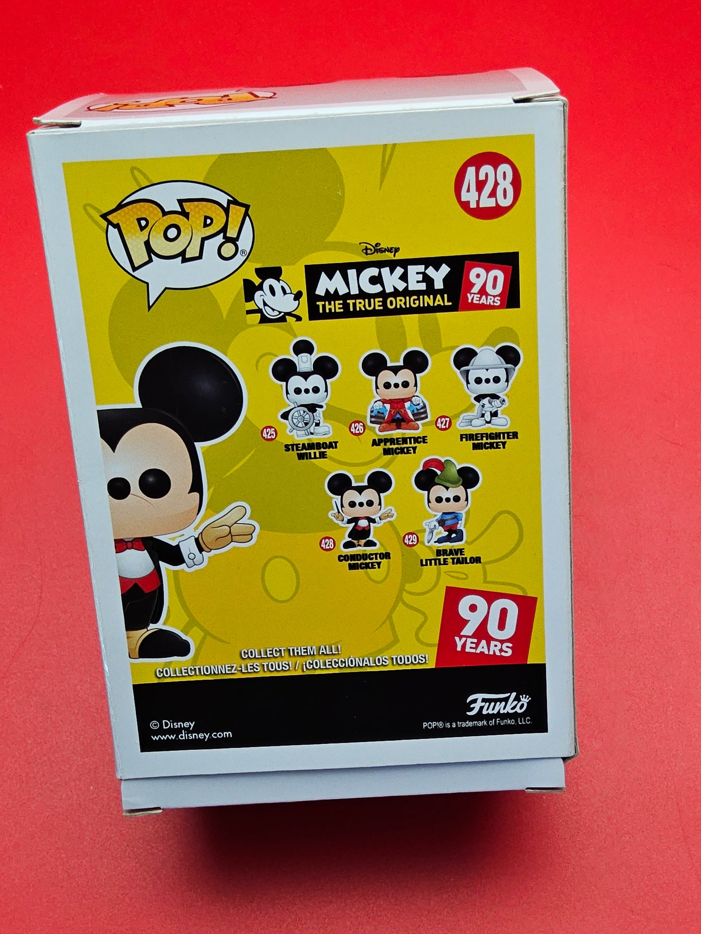 Pop #428 Conductor Mickey Mouse sealed in original packaging