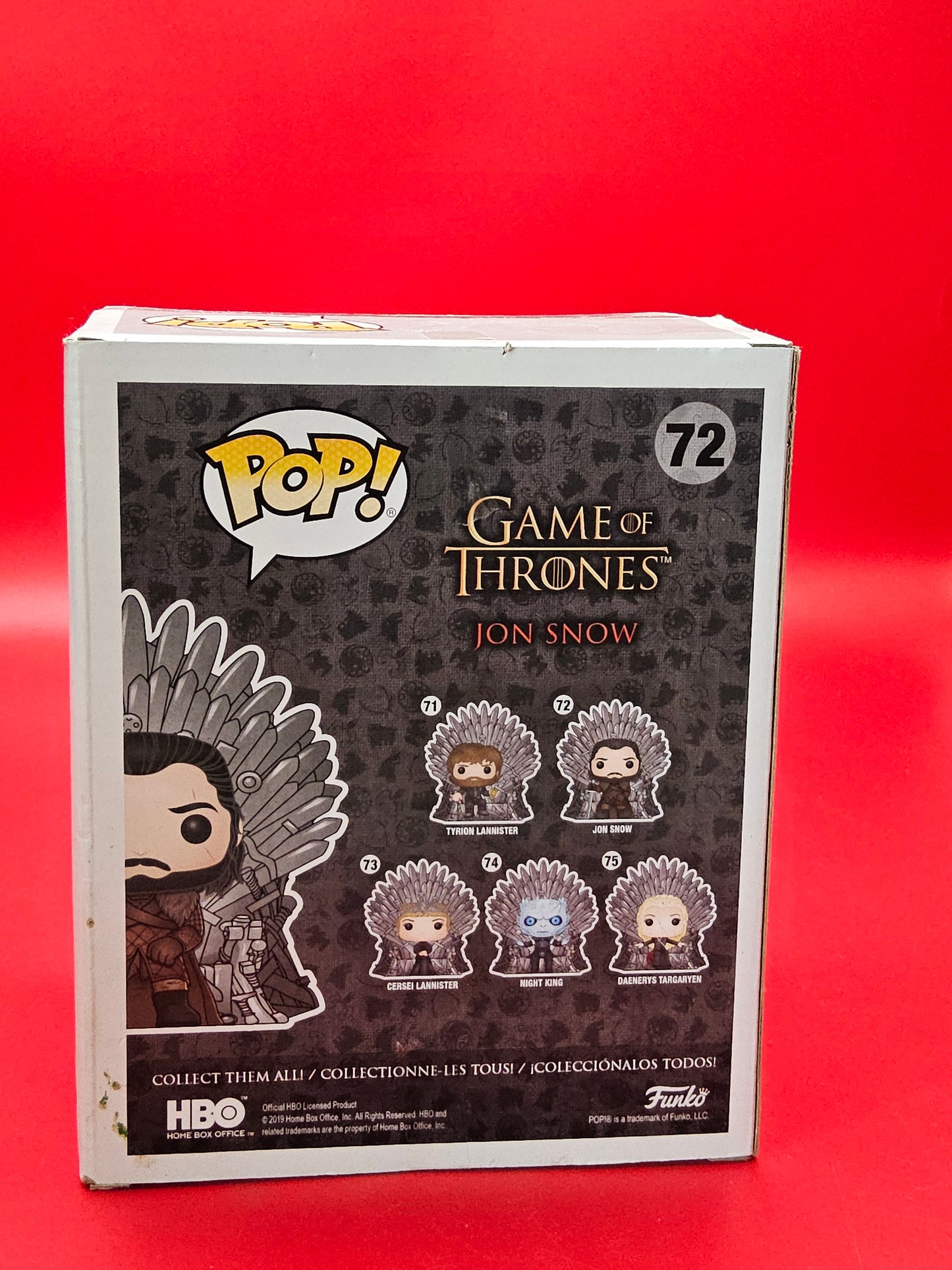 FUNKO #72 the mountain Game of Thrones