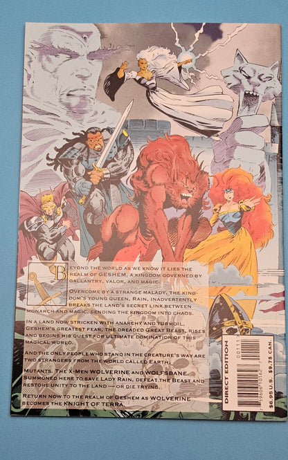 Vintage wolverine comic knight of terra