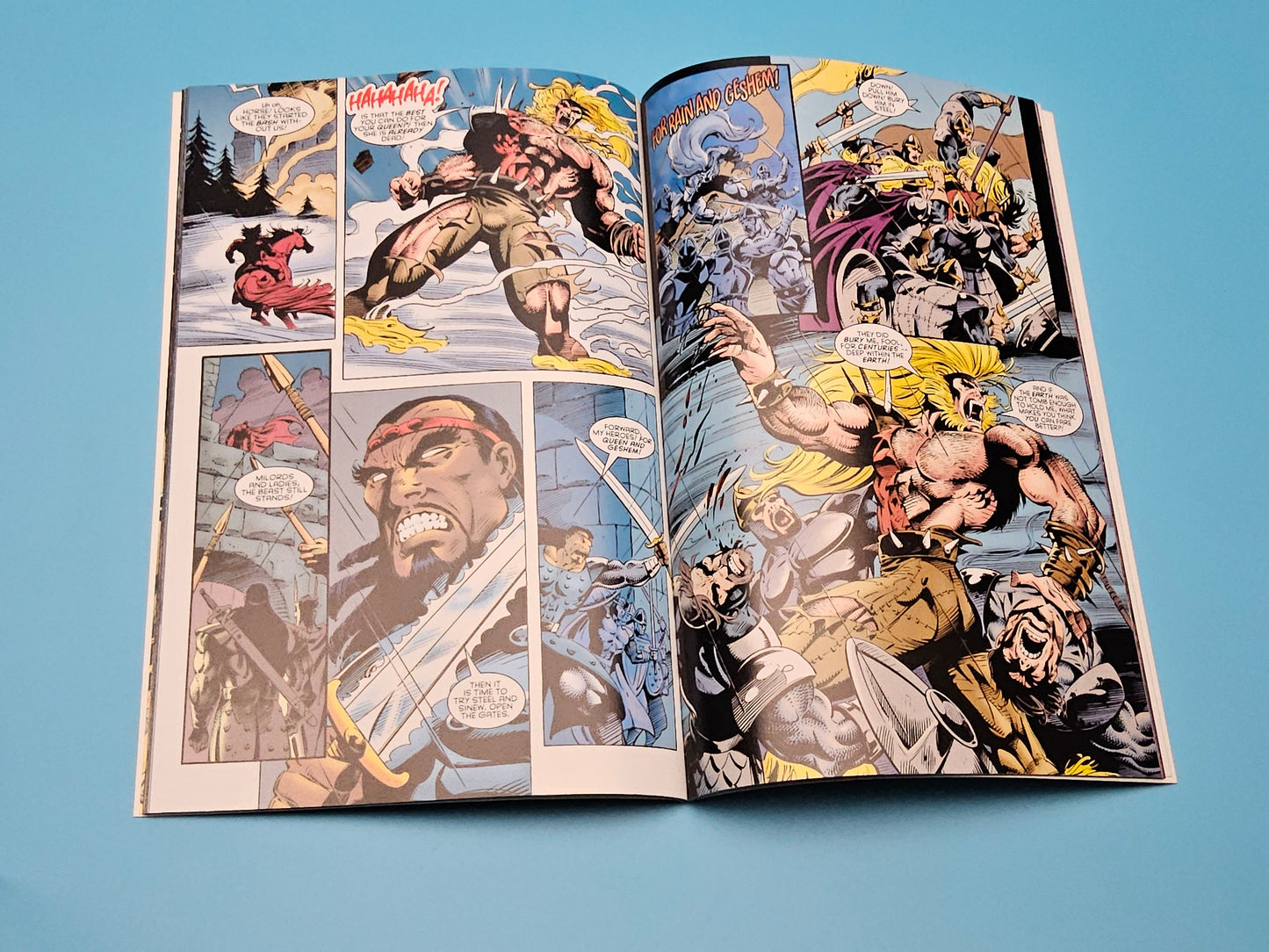Vintage wolverine comic knight of terra