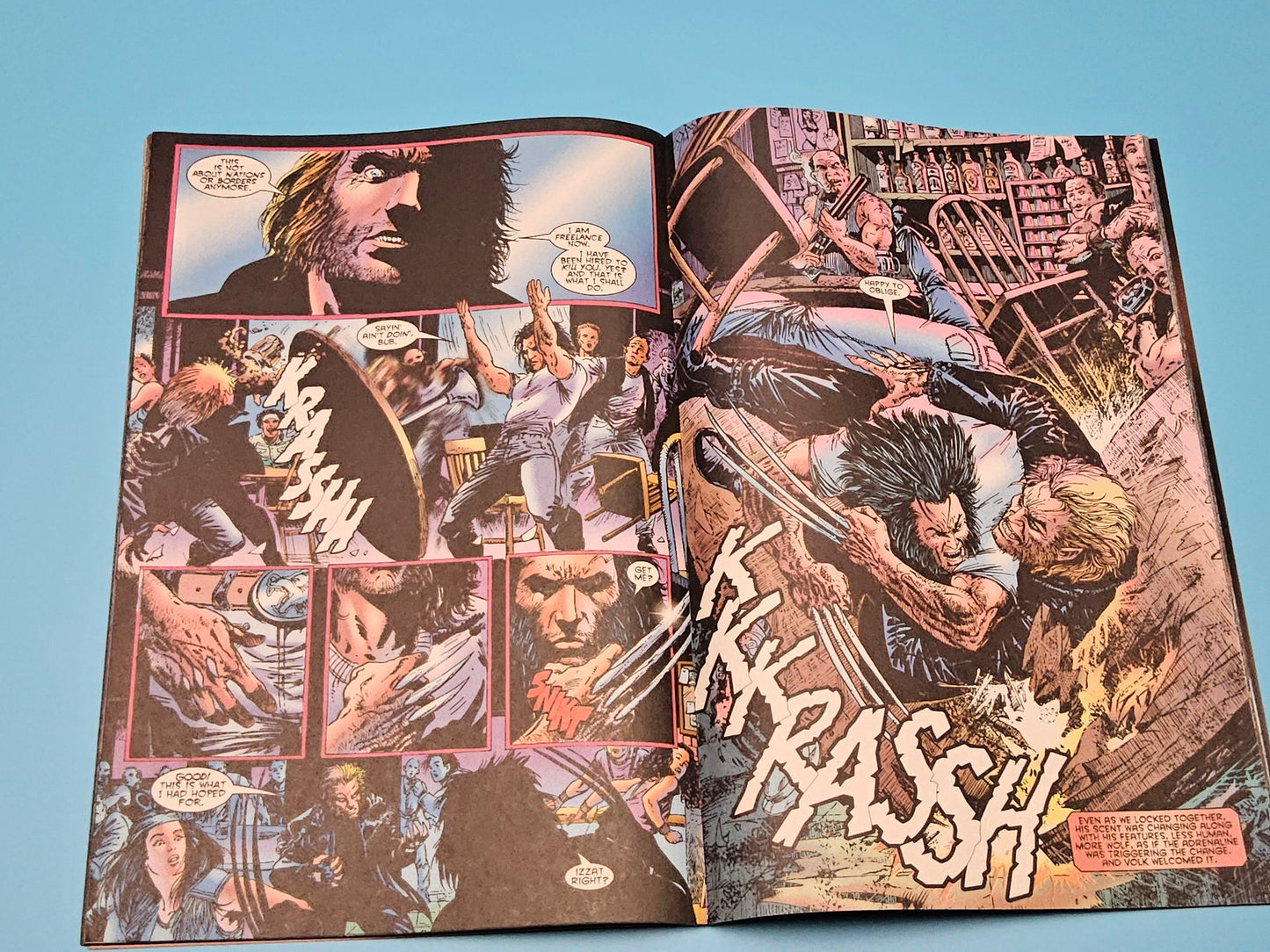 Vintage wolverine humanity lost comic