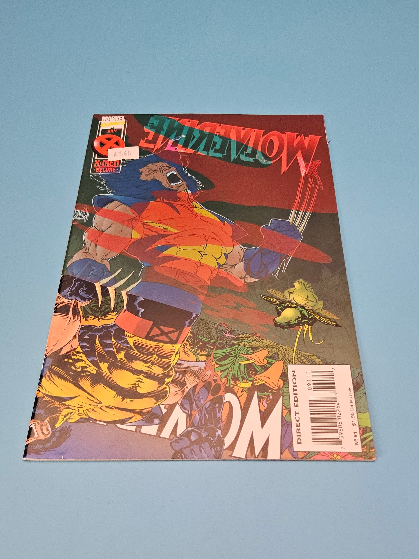 Vintage deathblow and wolverine comic