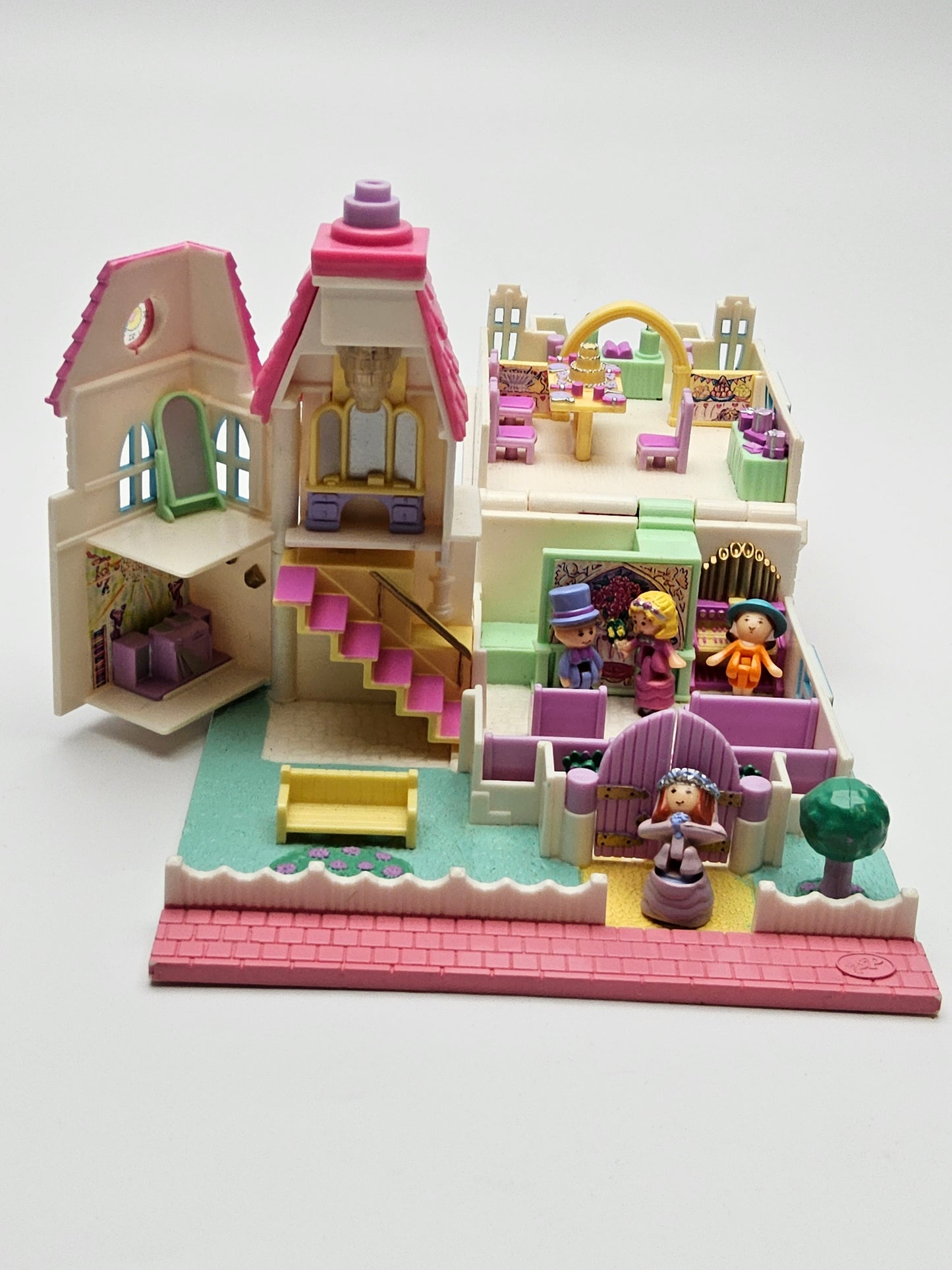 Polly pocket variation wedding chapel (missing topper)