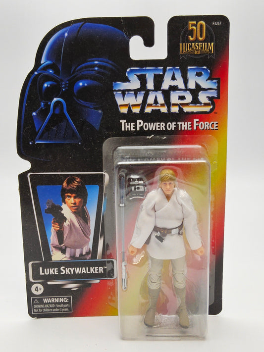 Hasbrp star wars Luke Skywalker figure sealed in original packaging