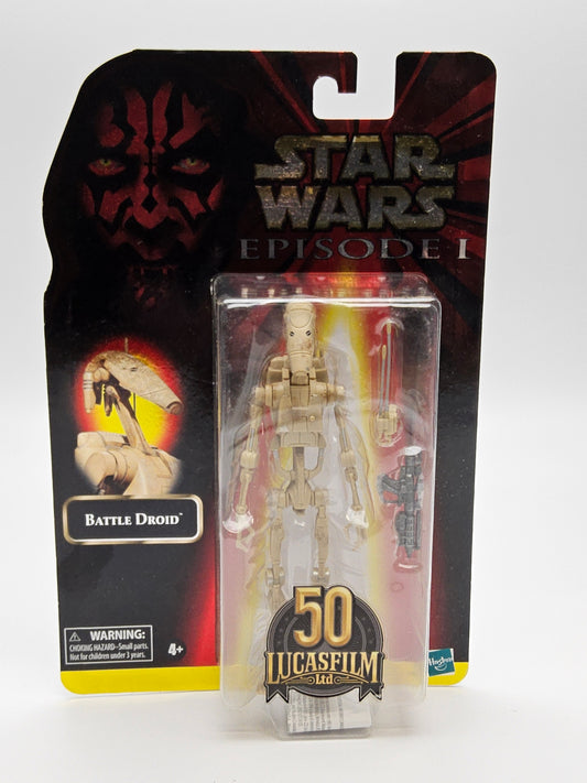 Hasbro star wars battle droid figure sealed in original packaging