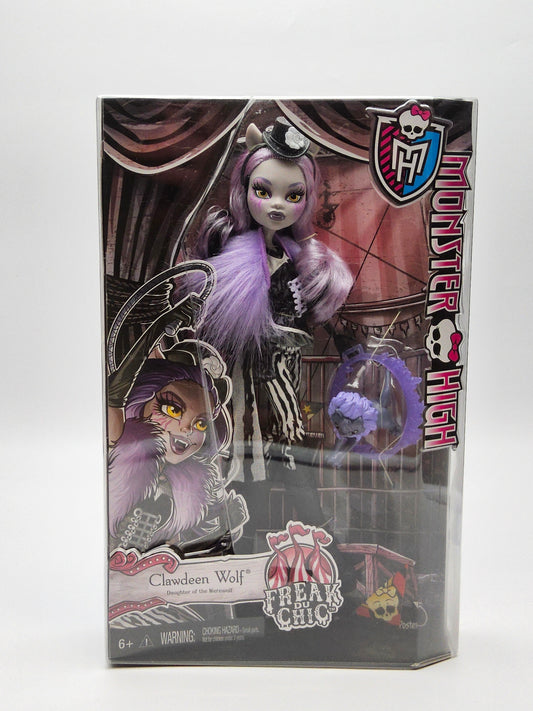 Monster high Clawdeen Wolf freak du chic doll sealed in original packaging