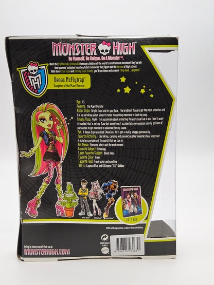 Monster high venus mcflytrap doll sealed in original box